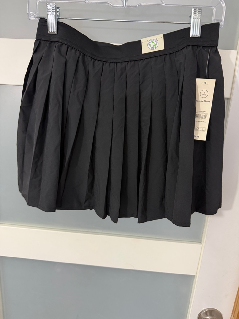 No Boundaries Black Pleated Tennis Skort - Picture 2 of 6
